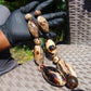 206 gr Necklace Combination Beads Indonesian White Amber for Healing FR136