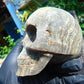 404 gr Skull carving Indonesian Amber for Healing S3D21
