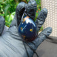33 gr Pendant 50x41x32mm Indonesia Blue Amber for Healing PEA97