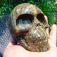 404 gr Skull carving Indonesian Amber for Healing S3D21