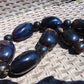 295 gr Big Necklace Beads Indonesian Cherry Red Blue Amber for Healing FR143