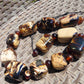 197 gr Combination Necklace Square Beads Indonesian White Amber for Healing FR141