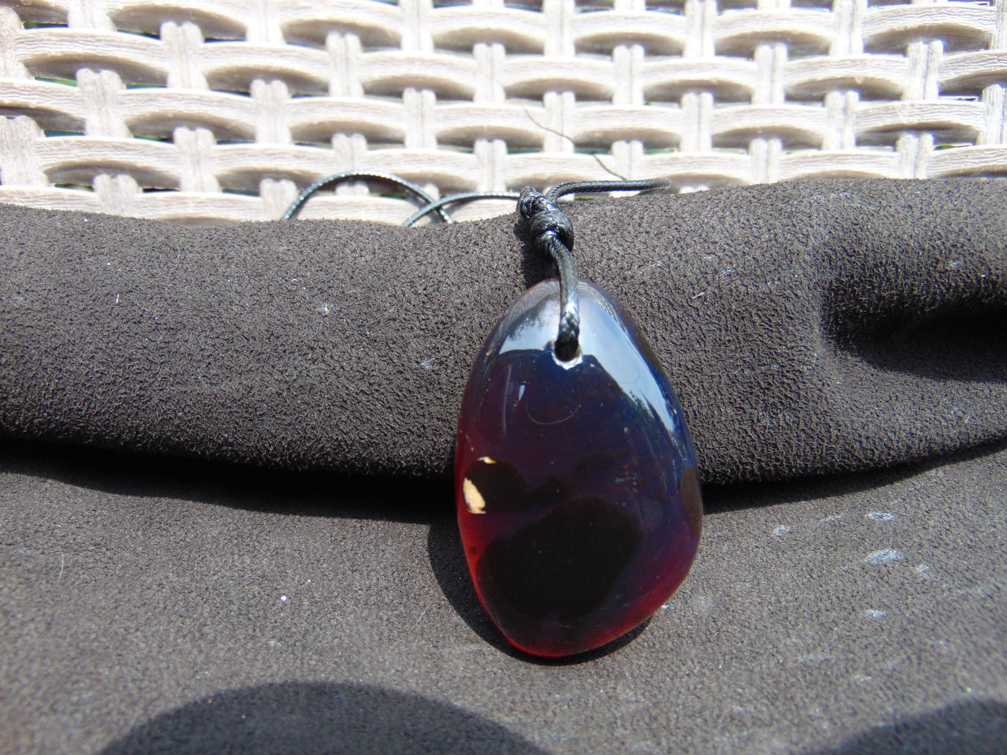 23 gr Pendant 52x26x22 mm Indonesia Blue Amber for Healing P47