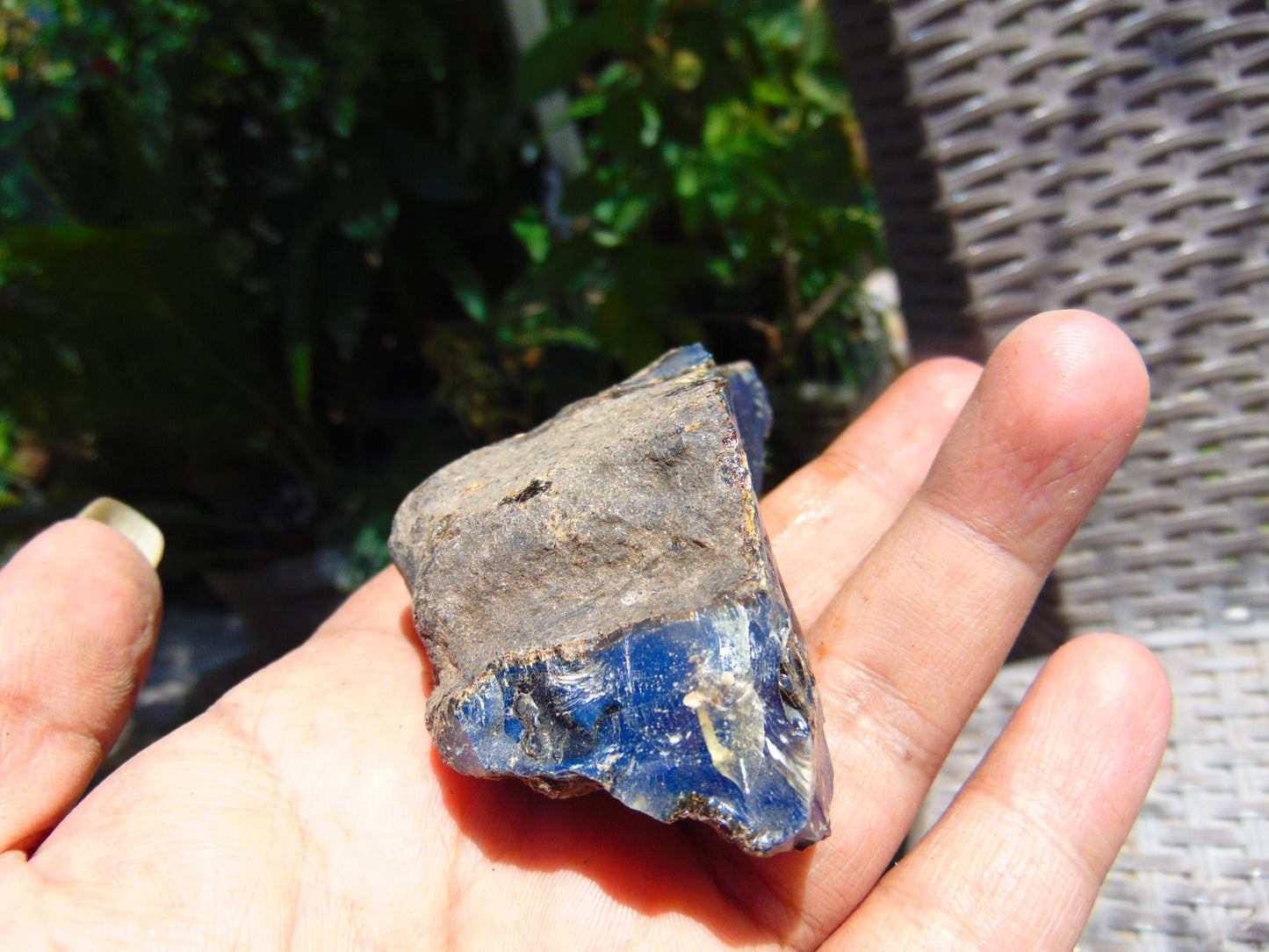 57 gram Rough Raw Indonesian Blue Amber for Healing MLRB7