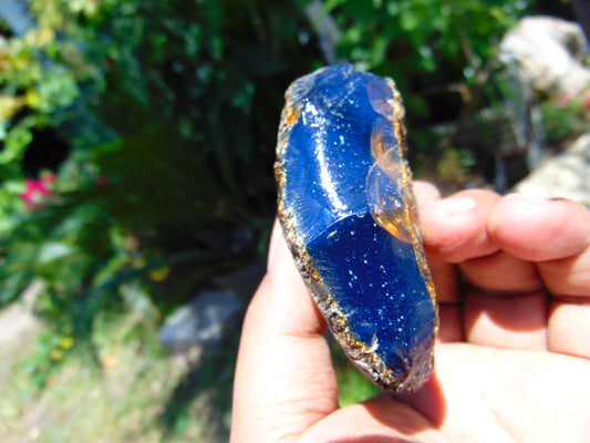 49 gram Rough Raw Indonesian Blue Amber for Healing RBM2