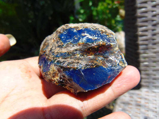 66 gram Rough Raw Indonesian Blue Amber for Healing RBM4