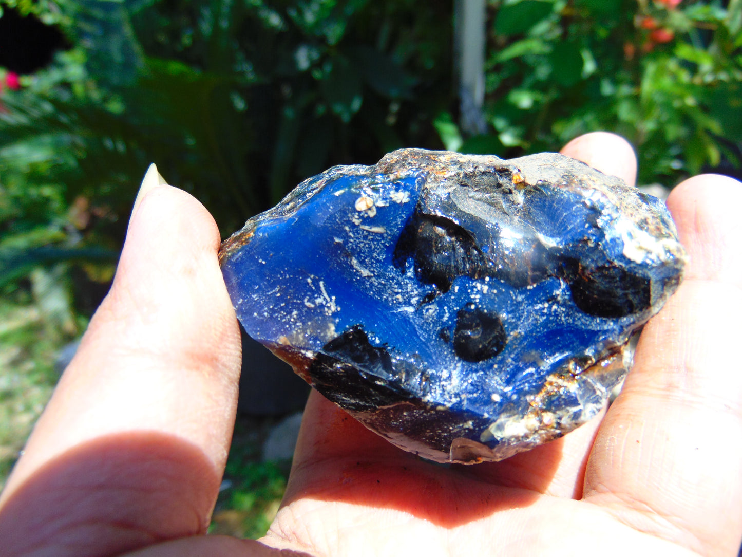 66 gram Rough Raw Indonesian Blue Amber for Healing RBM4