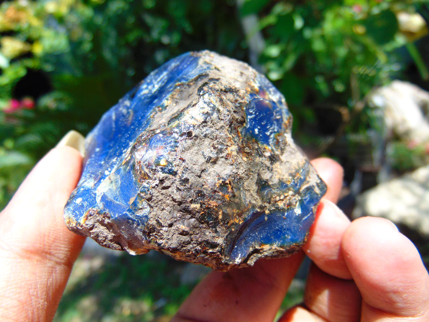 66 gram Rough Raw Indonesian Blue Amber for Healing RBM4