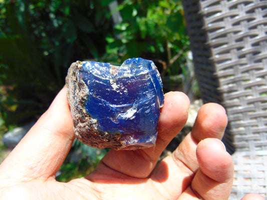 32 gram Rough Raw Indonesian Blue Amber for Healing MLRB5