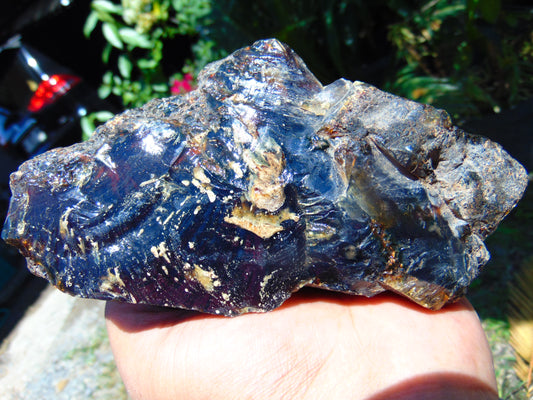 266 gram Rough Raw Indonesian Blue Amber for Healing RBAR1