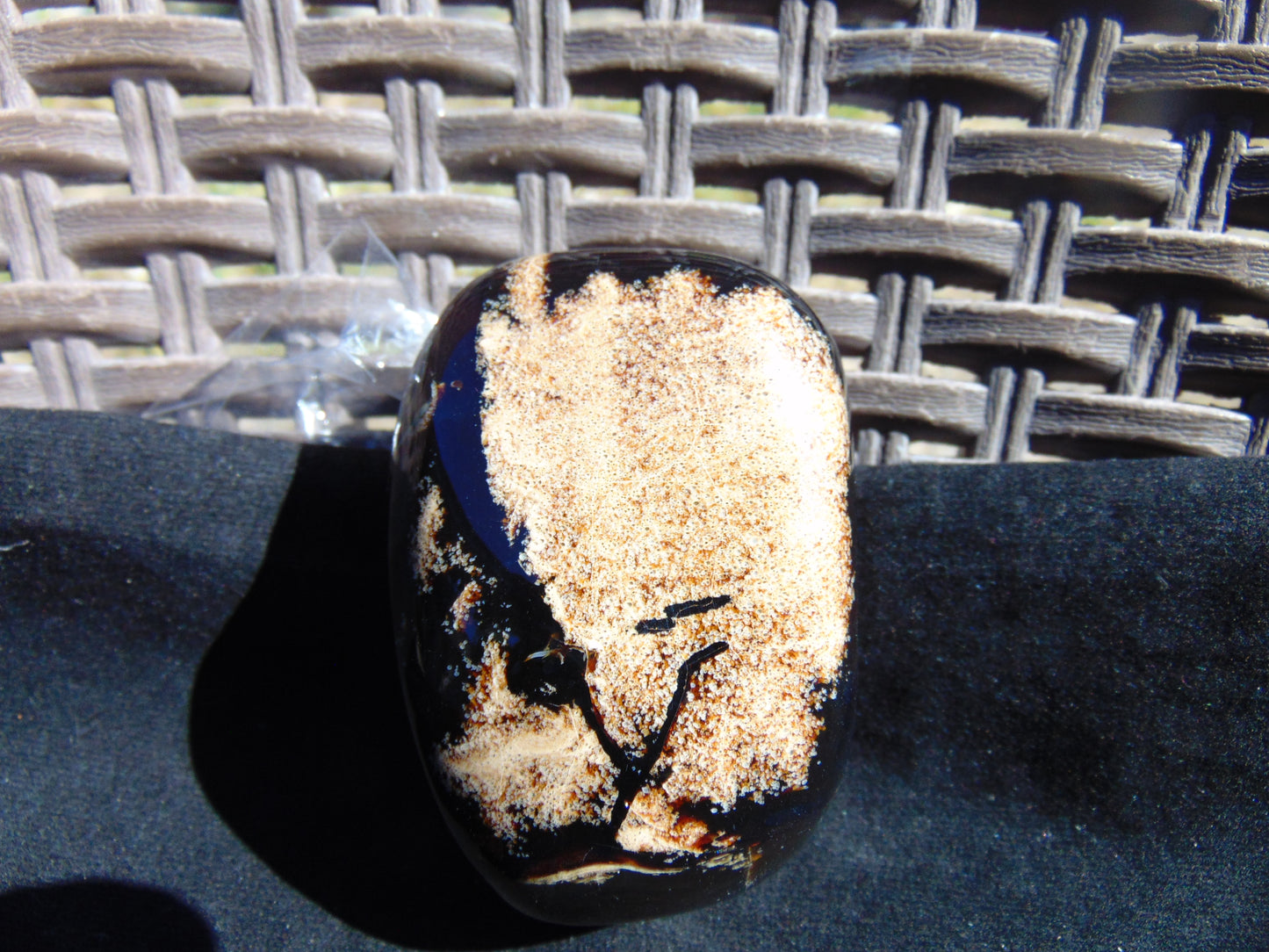 115 gram Shaped Square Fully Drilled Polished 10x9x9 cm Indonesia Dark Blue Amber for Healing 26bf67