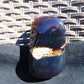 133 gram Shaped Square Block Drilled Polished 10x9x9 cm Indonesia Blue Amber for Healing 26bf58