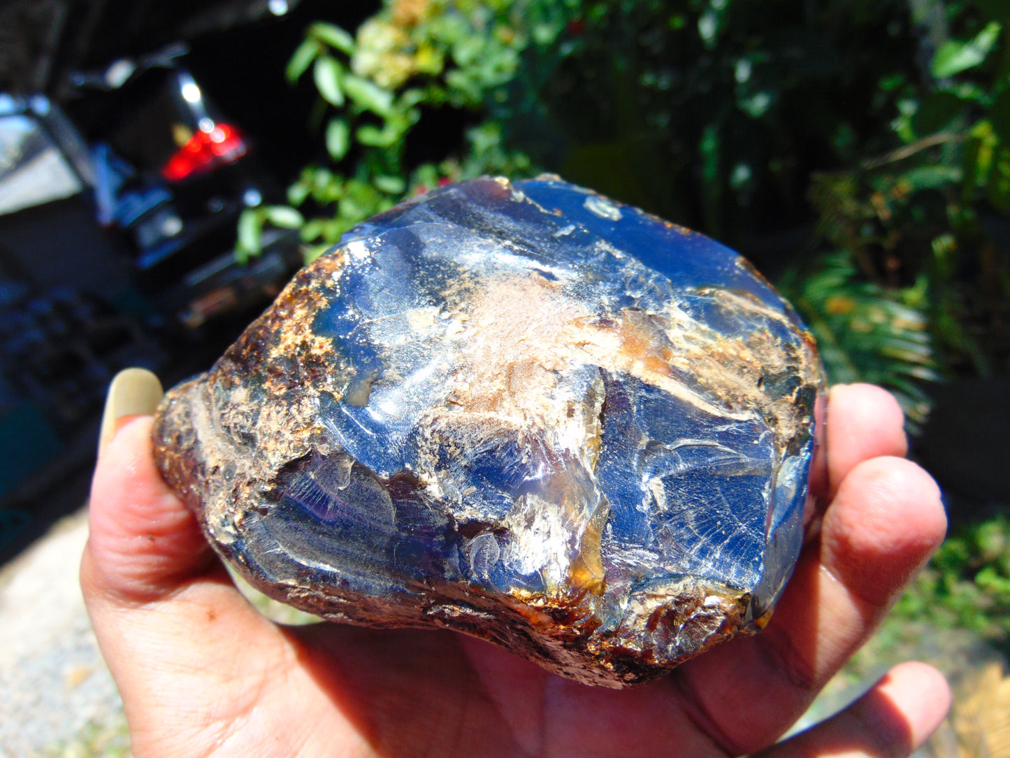 325 gram Rough Raw Indonesian Blue Amber for Healing RBAR5
