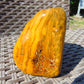 411 gram Polished Indonesia Yellow Fragrance Amber for Healing FK11