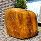 411 gram Polished Indonesia Yellow Fragrance Amber for Healing FK11