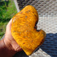 411 gram Polished Indonesia Yellow Fragrance Amber for Healing FK11