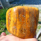 411 gram Polished Indonesia Yellow Fragrance Amber for Healing FK11
