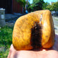 411 gram Polished Indonesia Yellow Fragrance Amber for Healing FK11