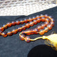 89 gr Tasbih Mesbah Rosary 33+2 Beads 16 mm Indonesian Yellow Bluish Amber for Healing 26TBE4