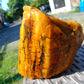 424 gram Polished Indonesia Yellow Fragrance Amber for Healing FK13