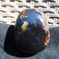 123 gram Shaped Square Block drilled Polished 10x9x9 cm Indonesia Dark Blue Amber for Healing 26bf43