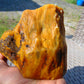 424 gram Polished Indonesia Yellow Fragrance Amber for Healing FK13
