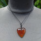 8 gr Heart Pendant 32x343x11mm Indonesia Amber for Healing 25N242