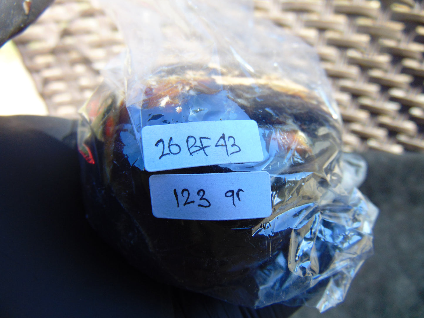 123 gram Shaped Square Block drilled Polished 10x9x9 cm Indonesia Dark Blue Amber for Healing 26bf43