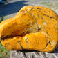 588 gram Polished Indonesia Yellow Fragrance Amber for Healing FK16