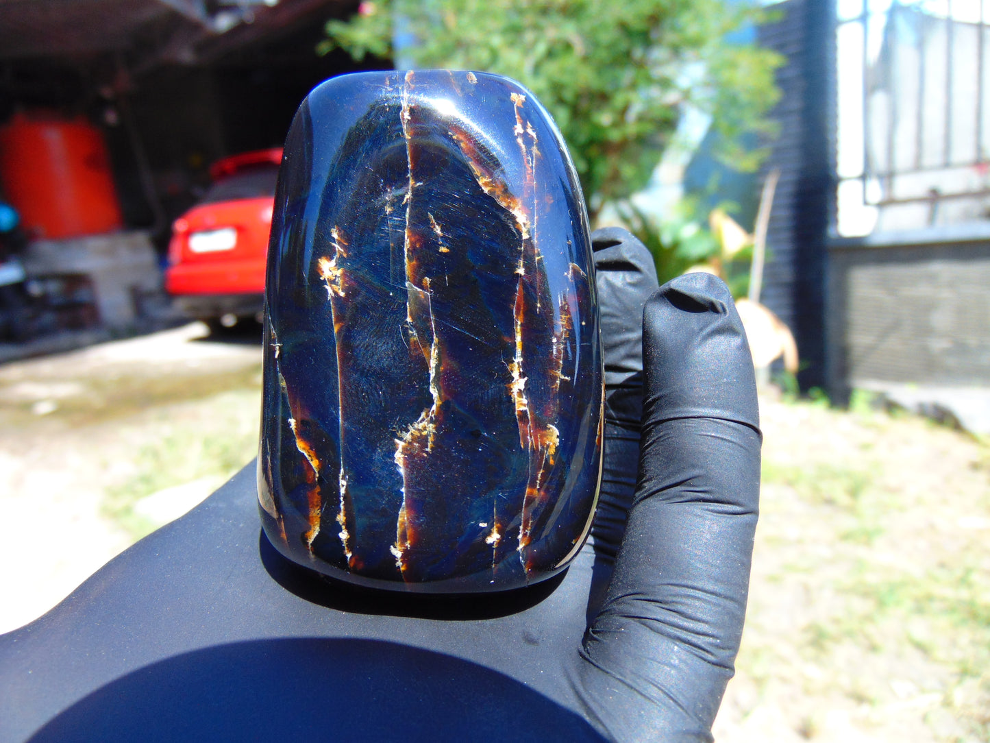 99 gram Shaped Square Block dilled Polished 10x9x9 cm Indonesia Blue Amber for Healing 26bf90