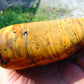 406 gram Polished Indonesia Yellow Fragrance Amber for Healing FR19A