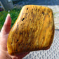406 gram Polished Indonesia Yellow Fragrance Amber for Healing FR19A