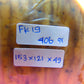 406 gram Polished Indonesia Yellow Fragrance Amber for Healing FR19A