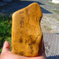 280 gram Polished Indonesia Yellow Fragrance Amber for Healing FK24