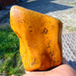 280 gram Polished Indonesia Yellow Fragrance Amber for Healing FK24