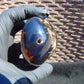 139 gram Shaped Square Fully Drilled Polished 10x9x9 cm Indonesia Daark Blue Amber for Healing 26bf61