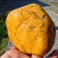 270 gram Polished Indonesia Yellow Fragrance Amber for Healing FK12