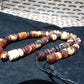57 gram Small Beads Combination Necklace Indonesian red white Amber for Healing A55K137