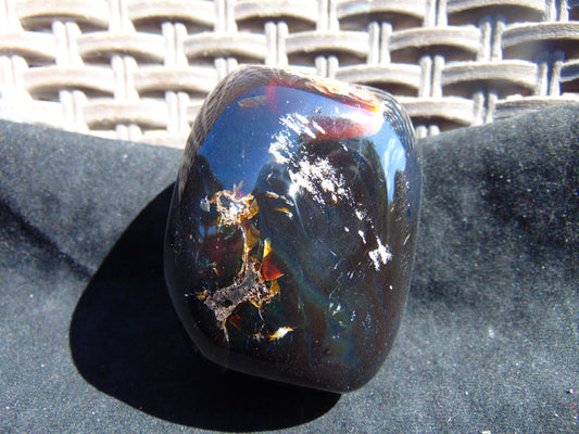 150 gram Shaped Square Fully Drilled Polished   Amber for Healing 26bf50