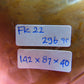 296 gram Polished Indonesia Yellow Fragrance Amber for Healing FK22