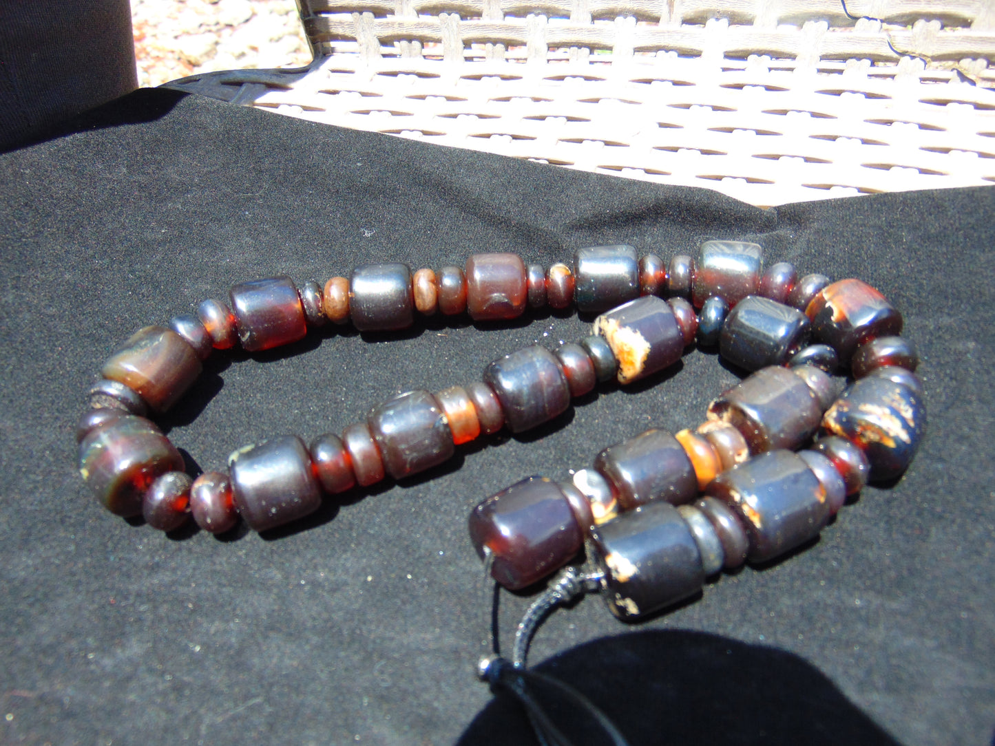 90 gram Small Beads Combination Necklace Indonesian Amber for Healing A55K140