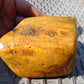 240 gram Polished Indonesia Yellow Fragrance Amber for Healing FK21