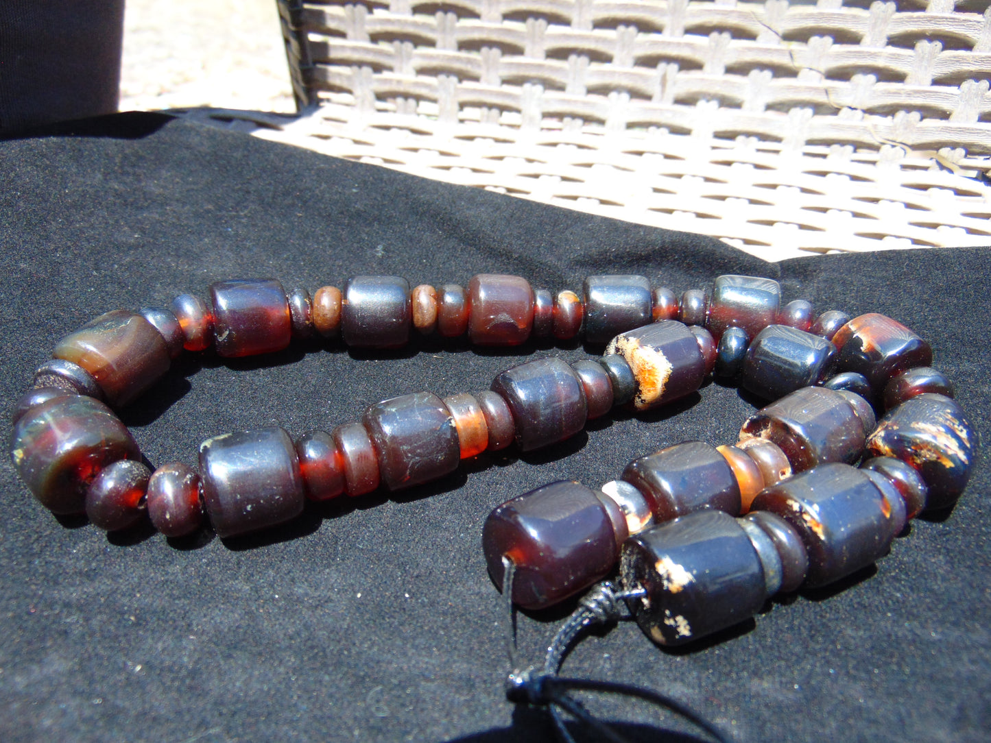 90 gram Small Beads Combination Necklace Indonesian Amber for Healing A55K140