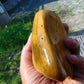 240 gram Polished Indonesia Yellow Fragrance Amber for Healing FK21