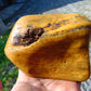 240 gram Polished Indonesia Yellow Fragrance Amber for Healing FK21