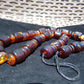95 gram Small Beads Combination Necklace Indonesian mix blue Amber for Healing A55K138