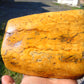 422 gram Polished Indonesia Yellow Fragrance Amber for Healing FK15