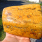422 gram Polished Indonesia Yellow Fragrance Amber for Healing FK15