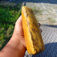 422 gram Polished Indonesia Yellow Fragrance Amber for Healing FK15
