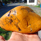 522 gram Polished Indonesia Yellow Fragrance Amber for Healing FK14